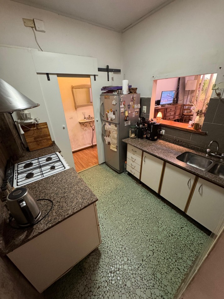 Depto 3 amb con 2 patios