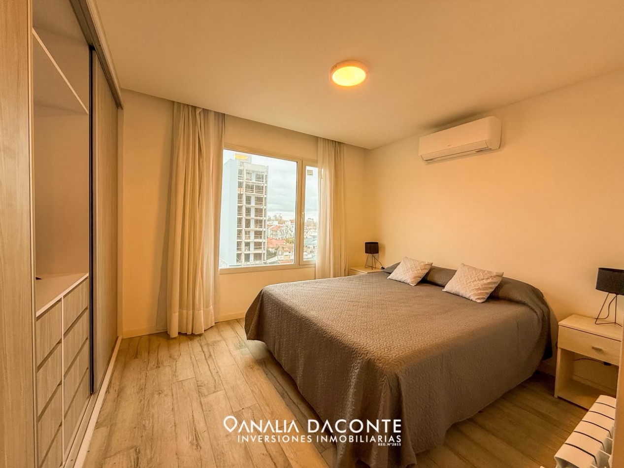 Exclusivo semipiso de 2 amb con vista al mar y cochera. La Perla