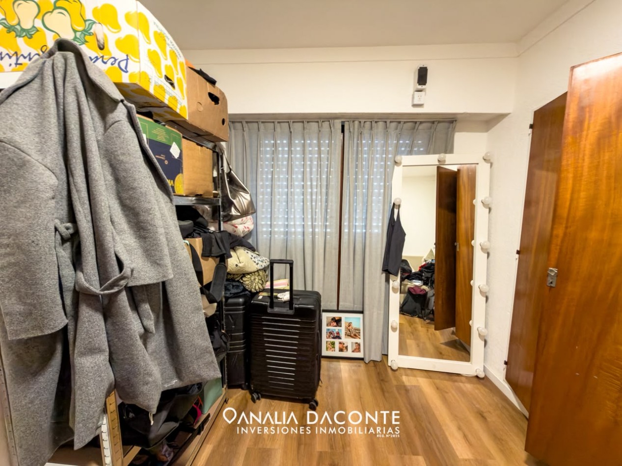 Depto 4 amb reciclado frente al mar, con balcones y cocherta Santa Fe y la costa