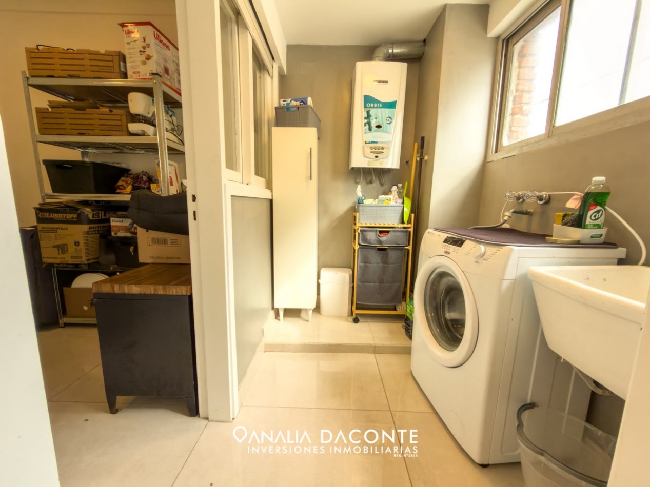 Depto 4 amb reciclado frente al mar, con balcones y cocherta Santa Fe y la costa