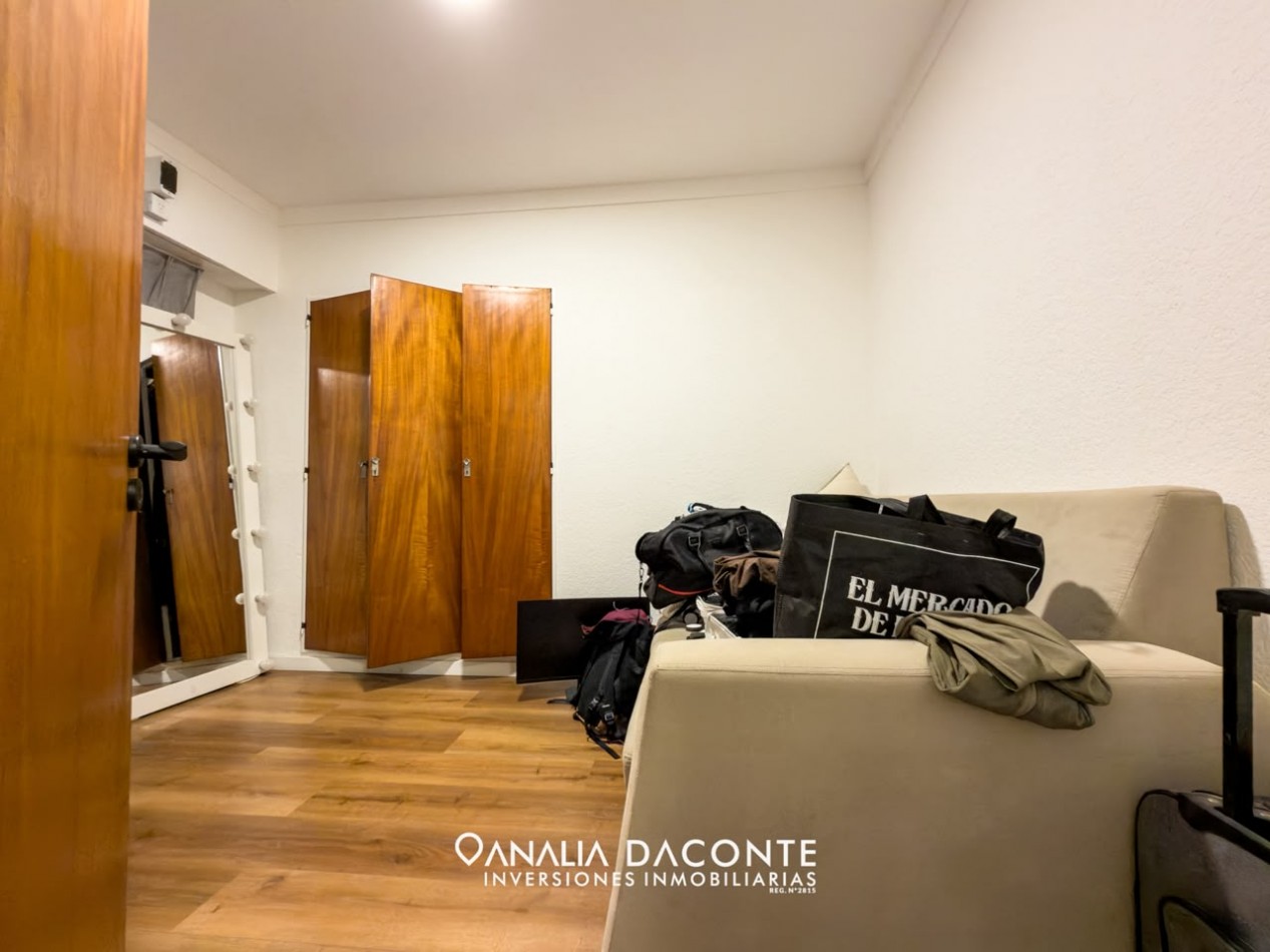 Depto 4 amb reciclado frente al mar, con balcones y cocherta Santa Fe y la costa