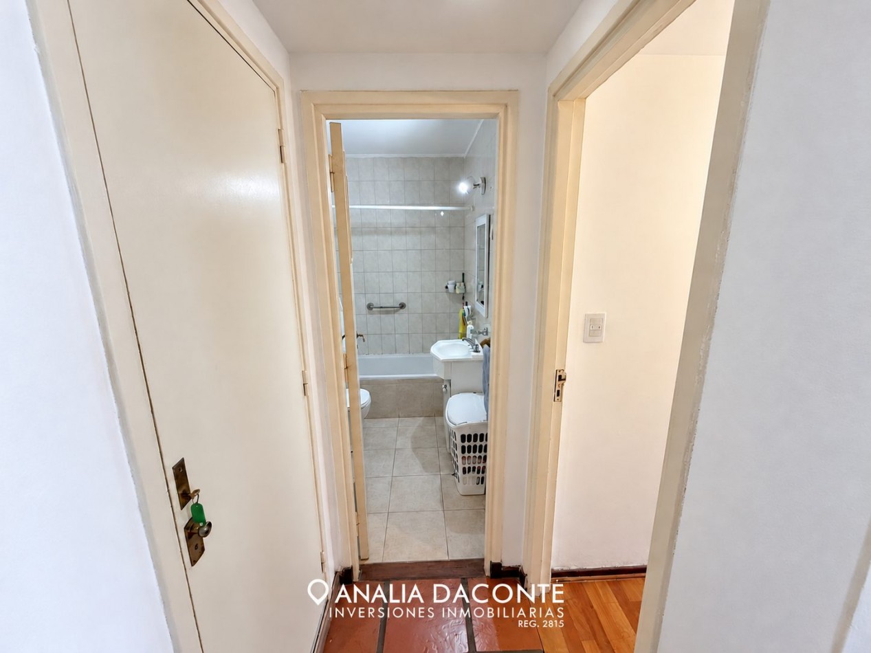 DEPARTAMENTO 2 AMBIENTES CON GRAN BALCON CORRIDO A LA CALLE ! SAN MARTIN 2500