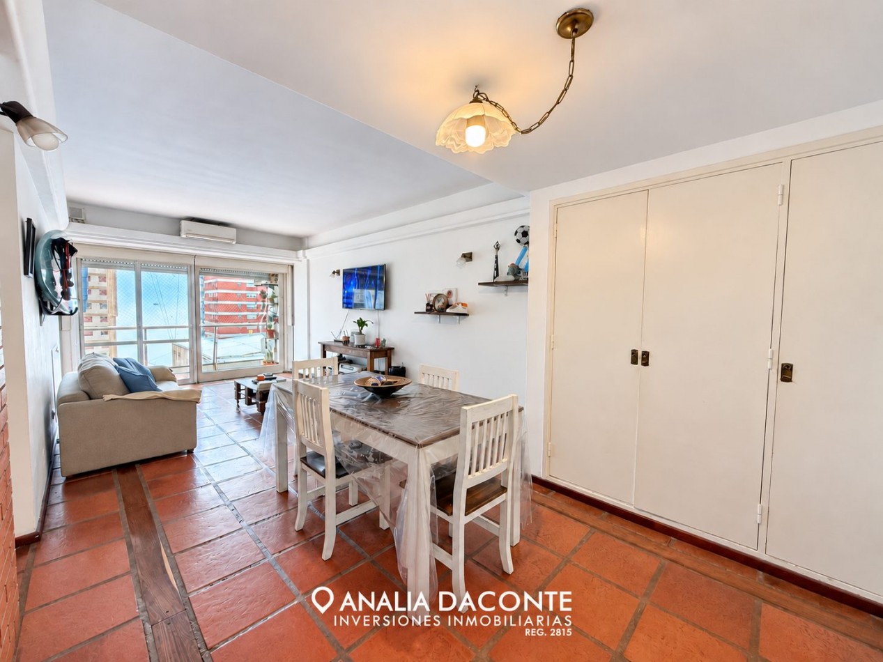 DEPARTAMENTO 2 AMBIENTES CON GRAN BALCON CORRIDO A LA CALLE ! SAN MARTIN 2500