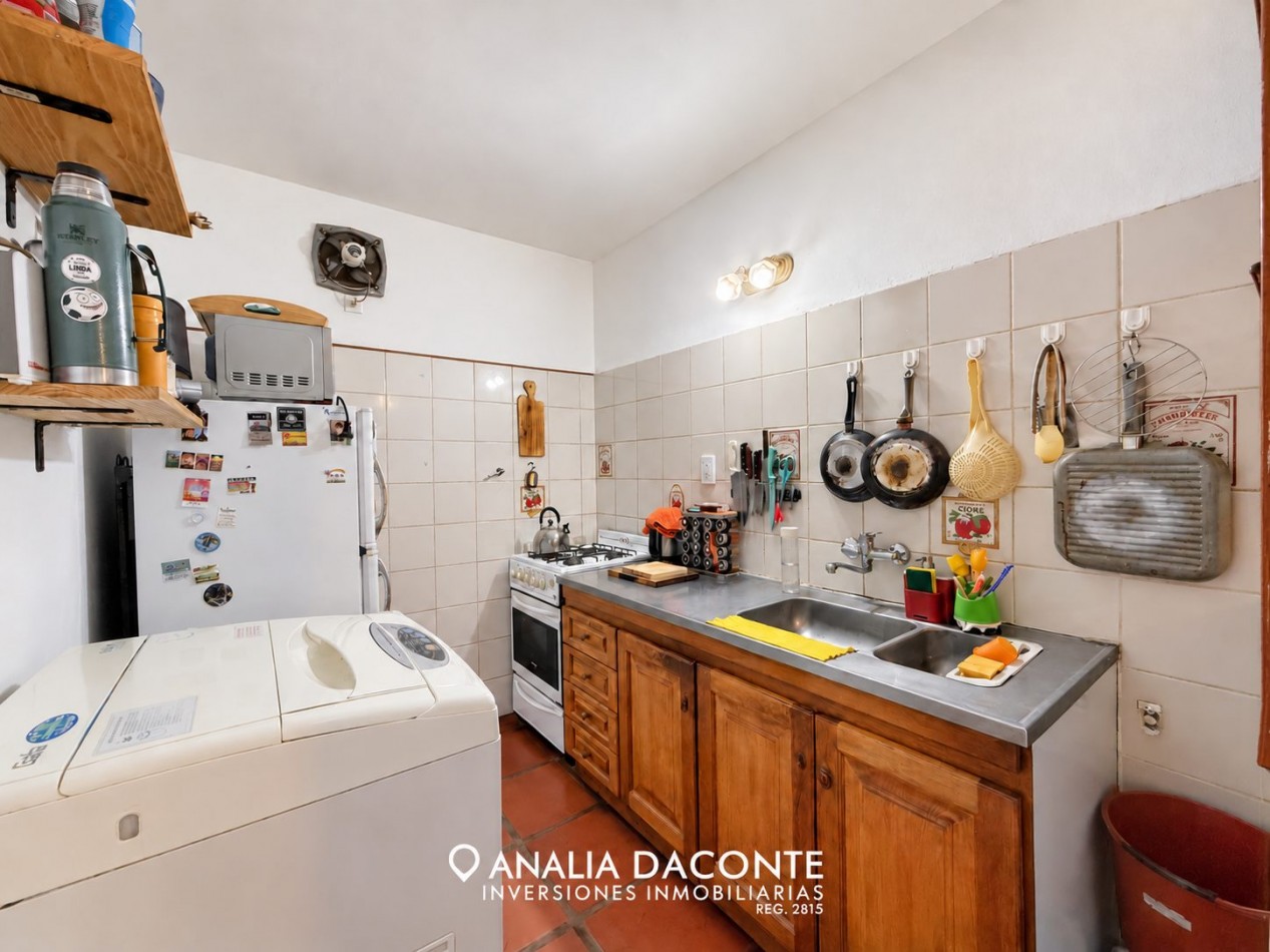 DEPARTAMENTO 2 AMBIENTES CON GRAN BALCON CORRIDO A LA CALLE ! SAN MARTIN 2500