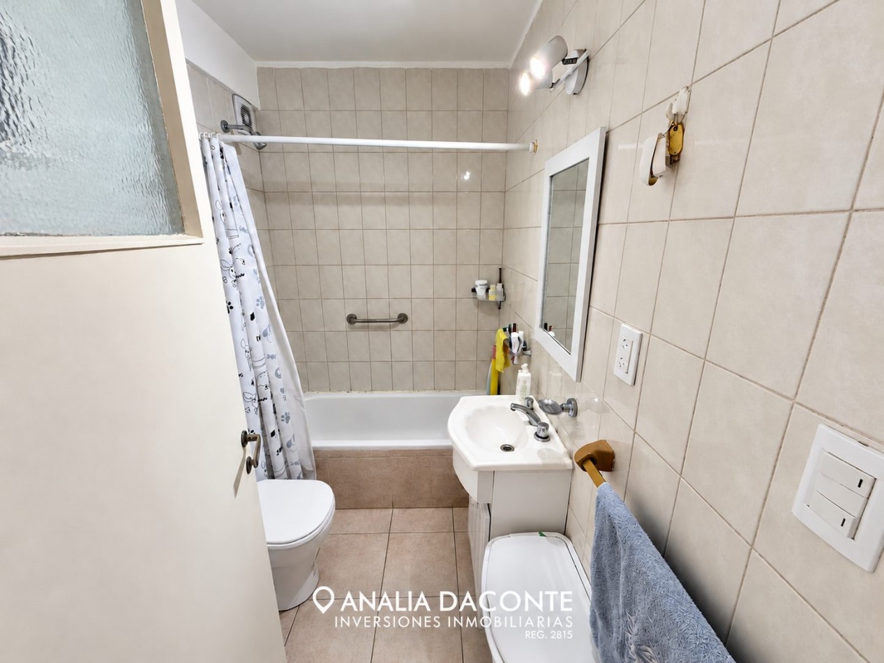 DEPARTAMENTO 2 AMBIENTES CON GRAN BALCON CORRIDO A LA CALLE ! SAN MARTIN 2500