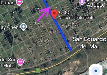 LOTE EN ESQUINA DE 445M2 EN BARRIO SAN EDUARDO DEL MAR