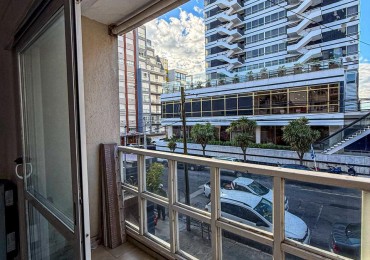 Depto 2 amb externo con balcon. Playa Grande