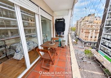DEPARTAMENTO 2 AMBIENTES CON GRAN BALCON CORRIDO A LA CALLE ! SAN MARTIN 2500